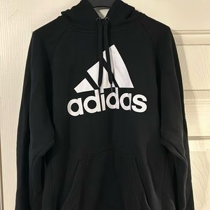 Adidas hoodie mens size medium black